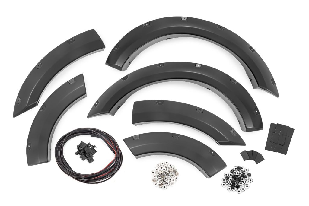 Rough Country Pocket Fender Flares M7 Carbonized Gray Ford Bronco Sport 4WD (2021-2026)