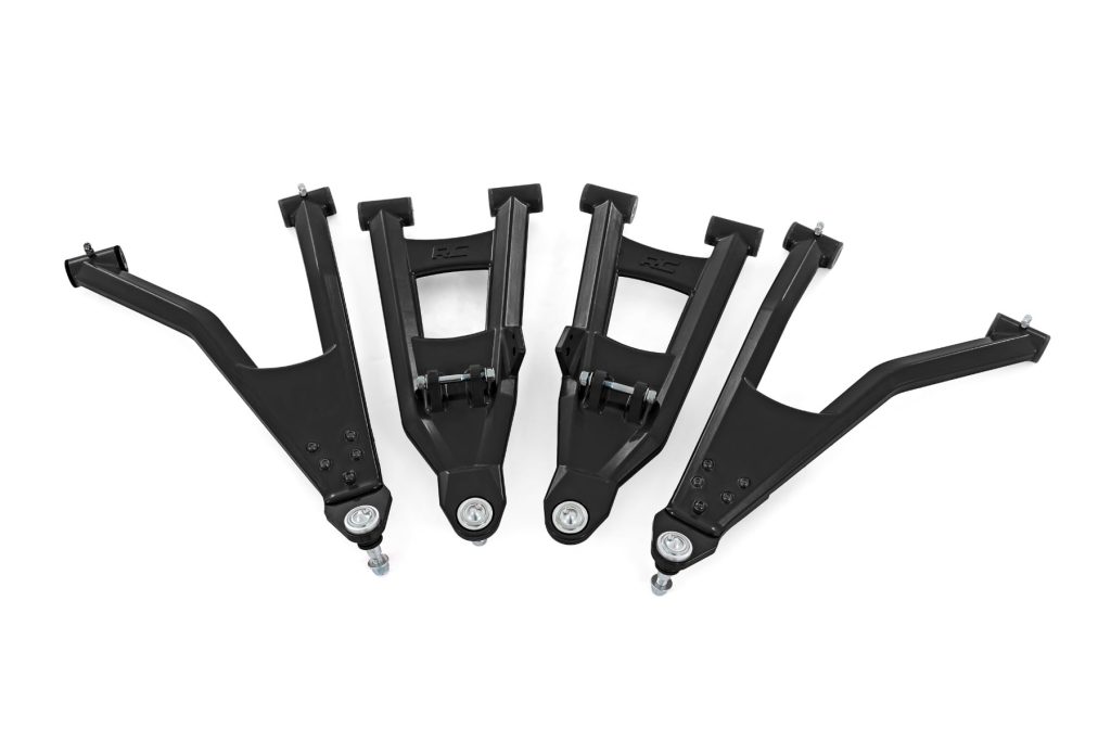 Rough Country Black Aluminum Control Arms 2β³ Forward Offset Polaris Ranger XP 1000