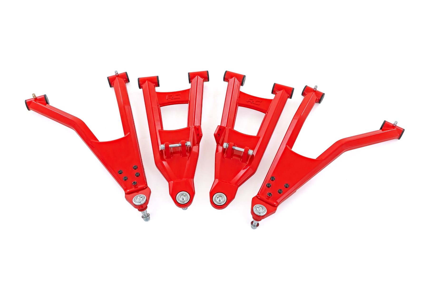 Rough Country Red Aluminum Control Arms 2β³ Forward Offset Polaris Ranger XP 1000