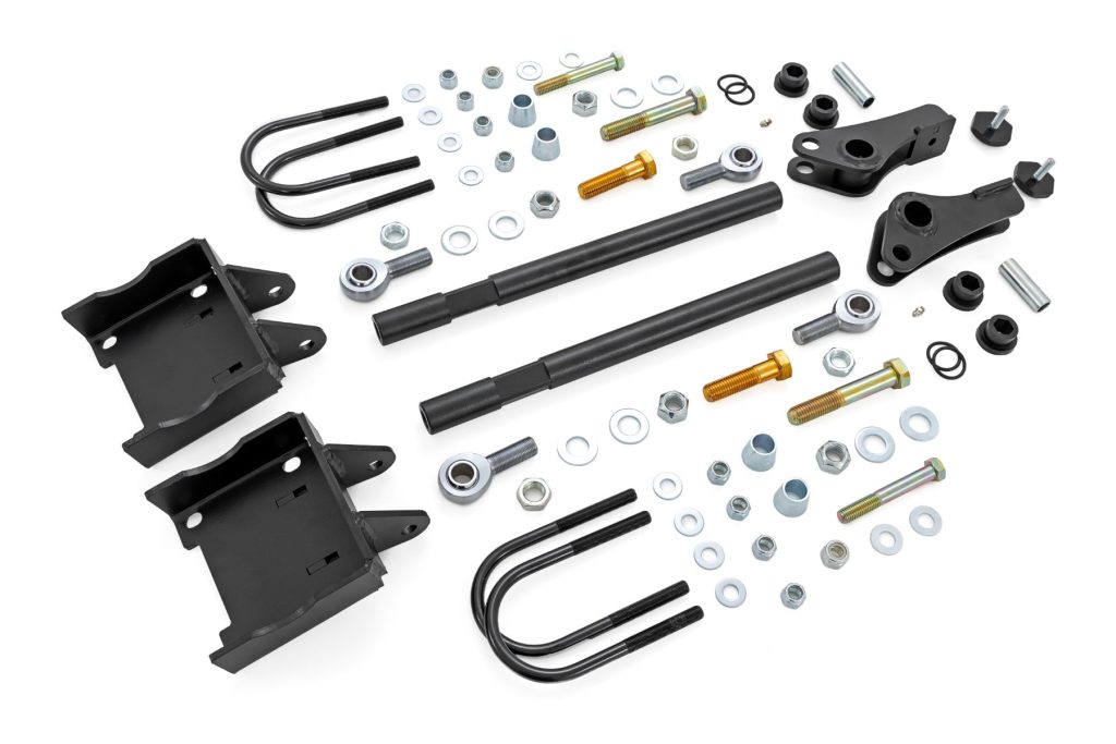 Rough Country Traction Bar Kit 2-5 Inch Lowering Kit Ford F-150 (2021-2025)