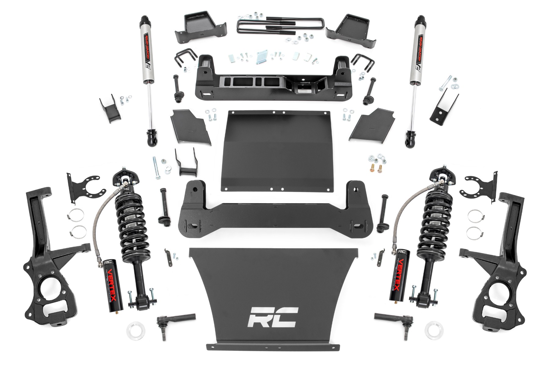Rough Country 6 Inch Lift Kit Vertex/V2 Chevy Silverado 1500 4WD (2019-2024)