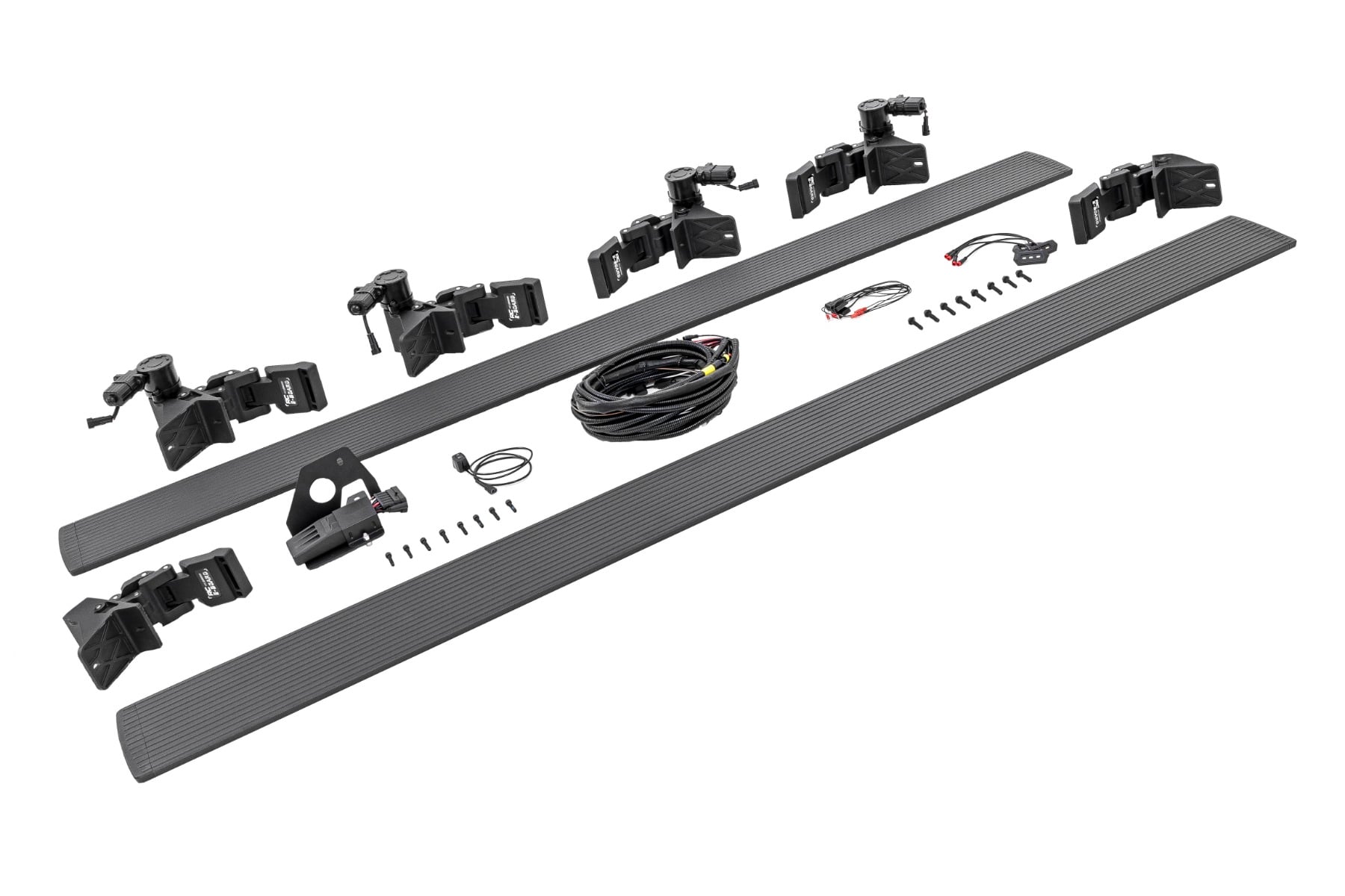 Rough Country Power Running Boards Dual Electric Motor Nissan Titan 2WD/4WD (2017-2024)