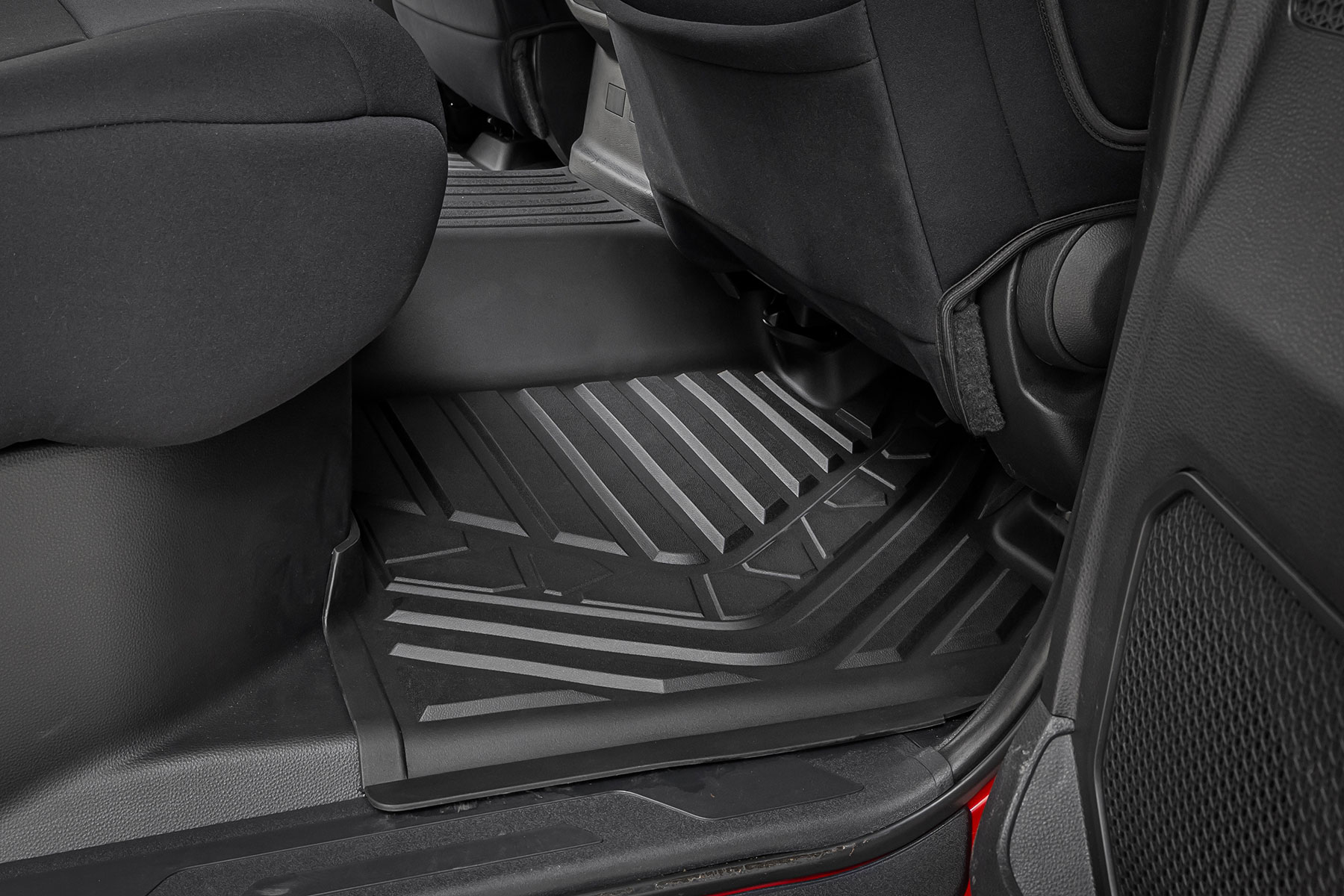 Rough Country Flex-Fit Floor Mats FR & RR CrewMax Toyota Tundra 2WD/4WD (2022-2026)