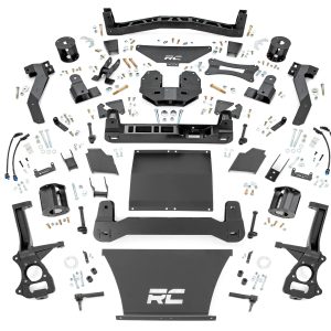 Rough Country 6 Inch Lift Kit Magnetic Ride Control GMC Yukon XL 1500 4WD (2021-2026)