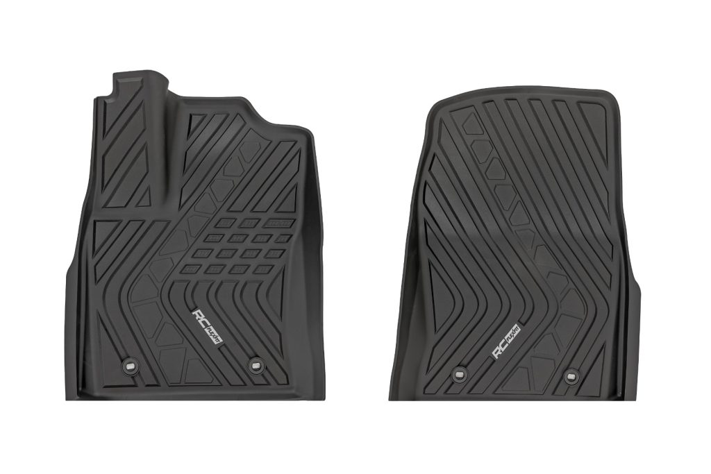 Rough Country Flex-Fit Floor Mats FR CrewMax Toyota Tundra 2WD/4WD (2022-2026)