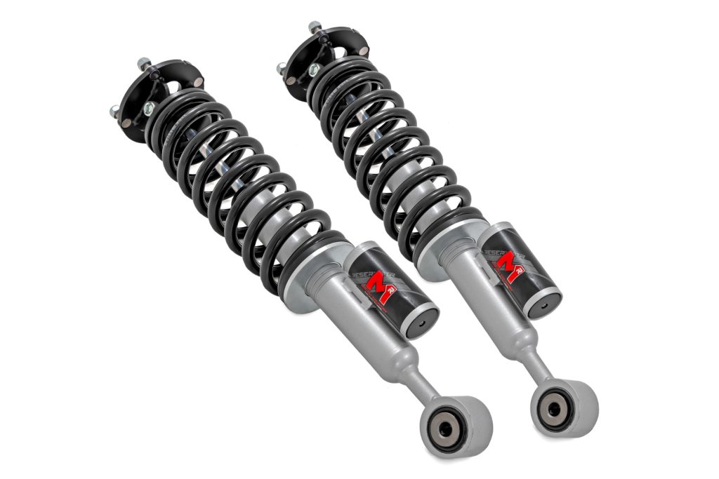 Rough Country M1R Reservoir Loaded Struts Adjustable Height Front 3.5 Inch Toyota Tundra (22-26)