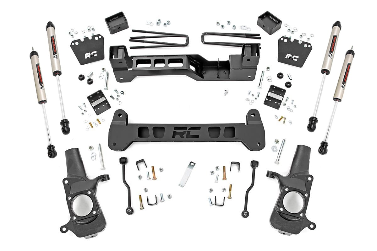 Rough Country 6 Inch Lift Kit V2 Chevy Silverado & GMC Sierra 2500HD 2WD (2001-2010)