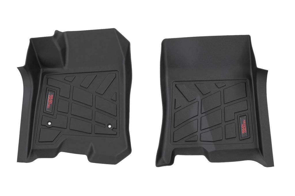 Rough Country Sure-Fit Floor Mats FR Chevy/GMC Canyon/Colorado 2WD/4WD (2023-2026)