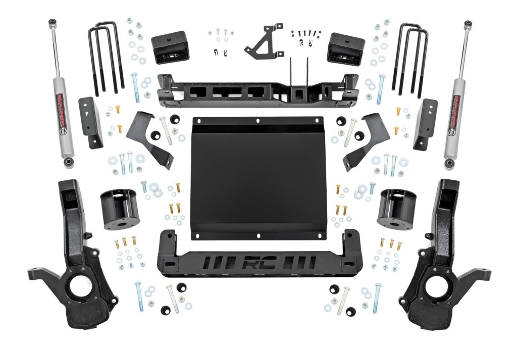 Rough Country 4 Inch Lift Kit N3 Shocks Chevy/GMC Canyon/Colorado 4WD (2023-2026)