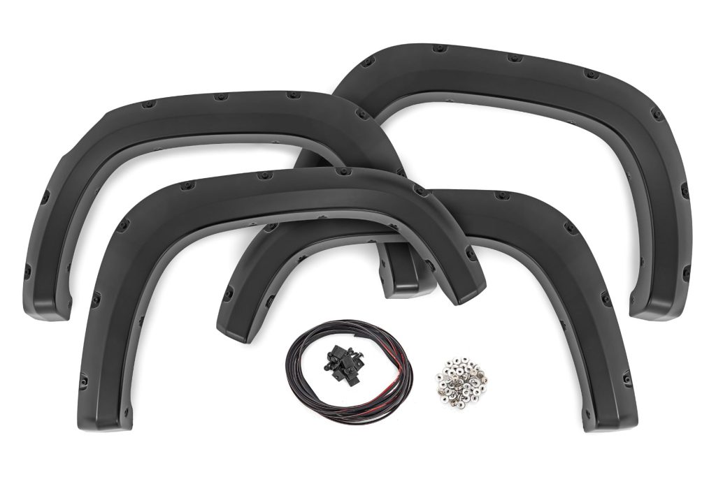 Rough Country Pocket Fender Flares GAE Snowdrift Chevy Colorado 2WD/4WD (2023-2026)