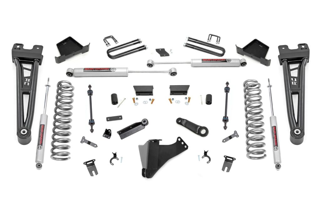 Rough Country 4.5 Inch Lift Kit Radius Arm Diesel Ford F-250/F-350 Super Duty (23-26)
