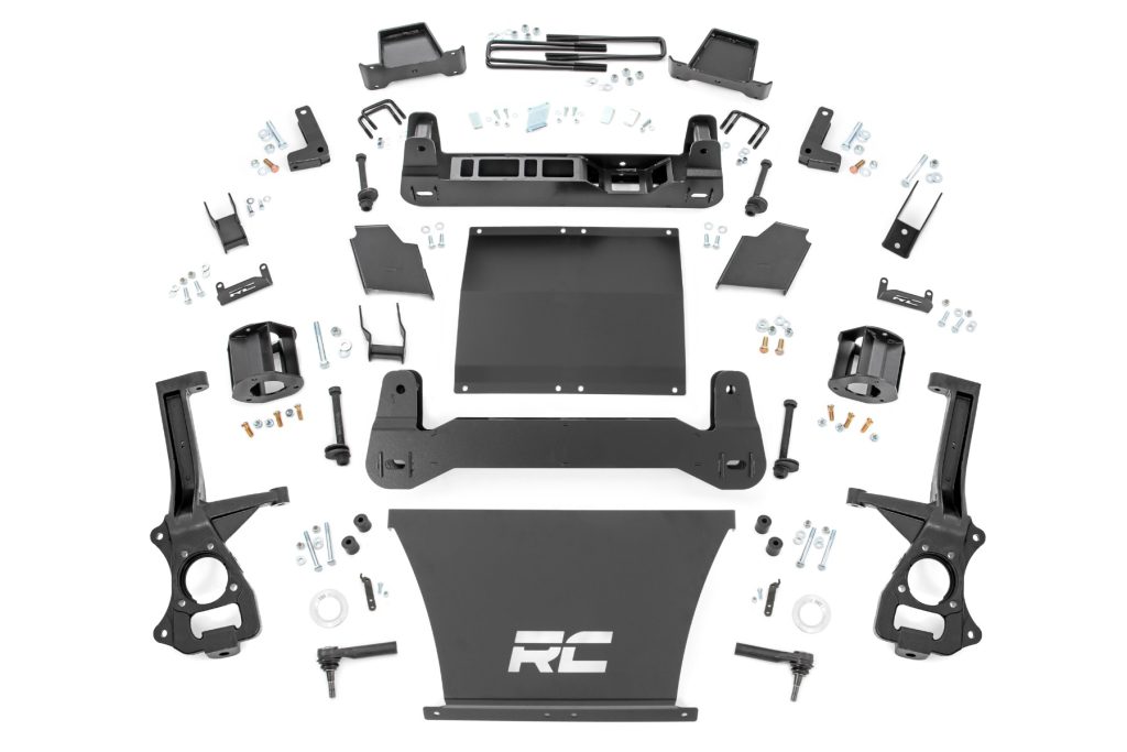 Rough Country 4 Inch Lift Kit AT4X GMC Sierra 1500 4WD (2022-2024)