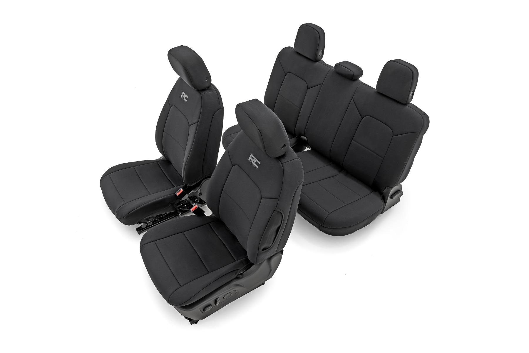 Rough Country Seat Covers Front Bucket Rear Bench Chevy/GMC Canyon/Colorado (23-26)