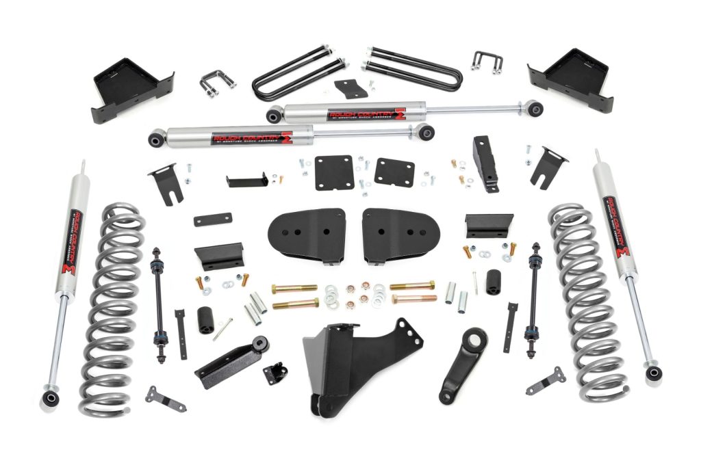 Rough Country 4.5 Inch Lift Kit M1 Diesel Ford F-250/F-350 Super Duty 4WD (2023-2026)