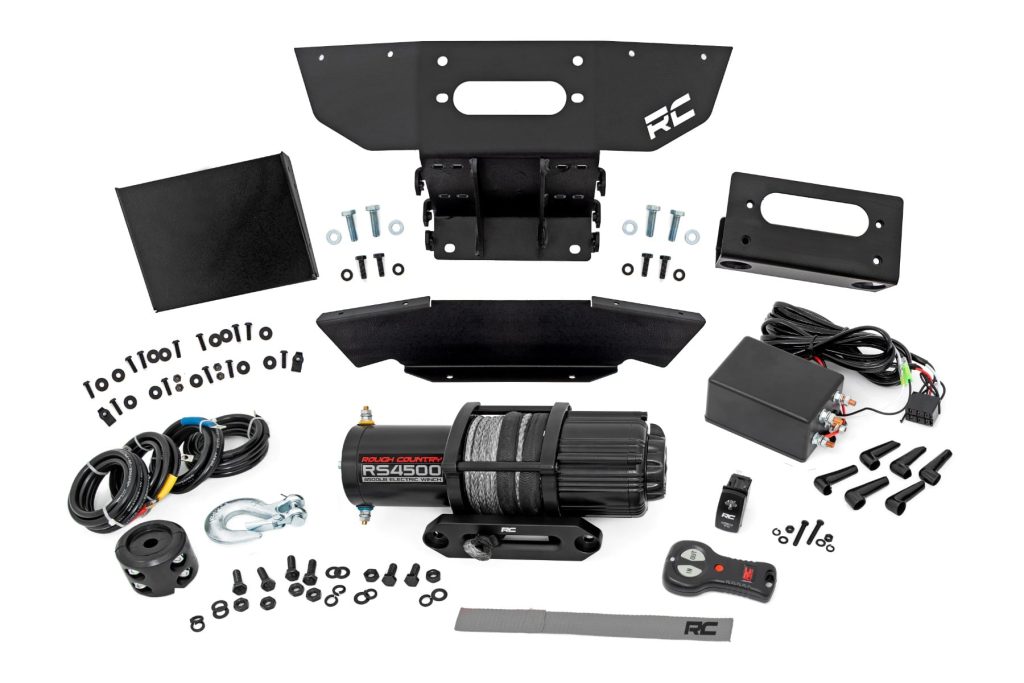 Rough Country Winch Mount Front RS4500S Polaris RZR XP1000-4 (2024)