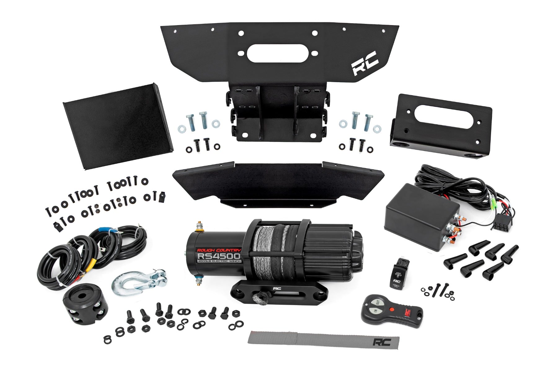 Rough Country Winch Mount Front RS4500S Polaris RZR XP1000-4 (2024)