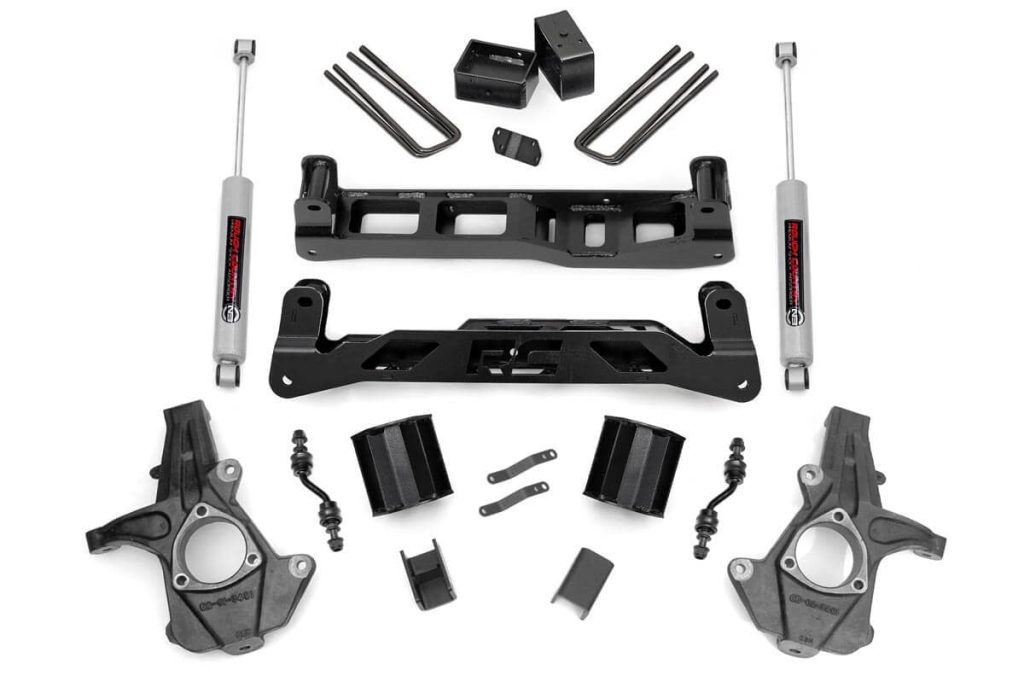 Rough Country 5 Inch Lift Kit Alum/Stamp Steel Chevy/GMC 1500 (14-18 & Classic)