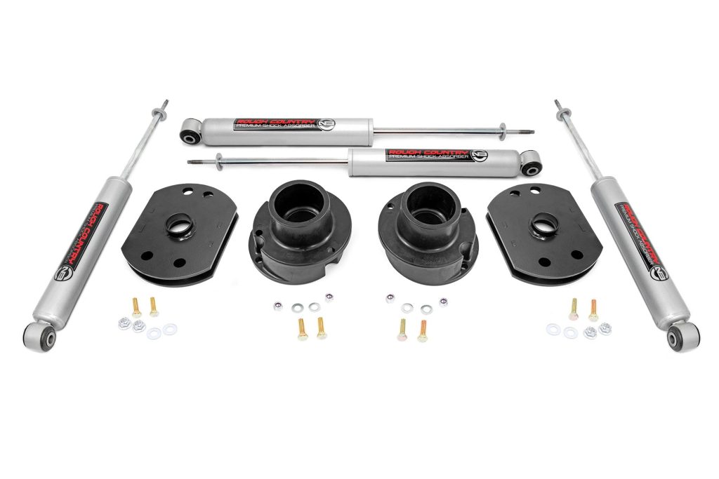 Rough Country 2.5 Inch Lift Kit N3 Shocks Ram 2500 4WD (2014-2026)