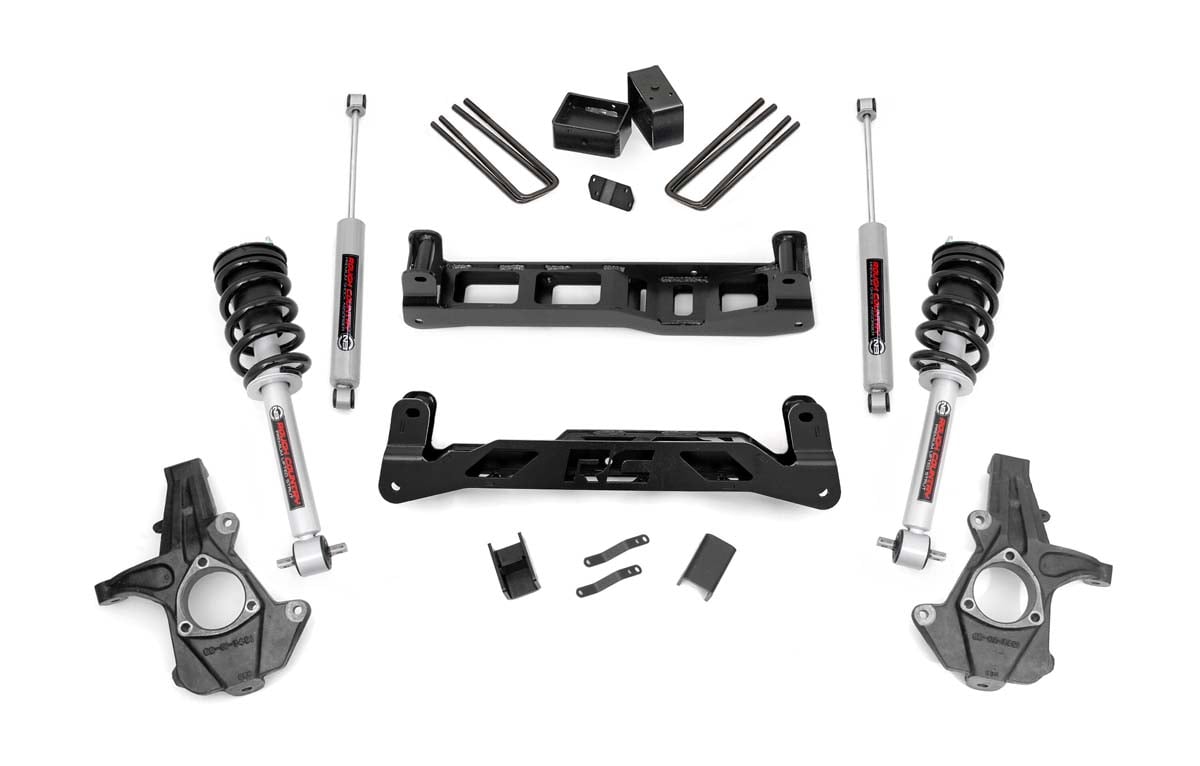 Rough Country 5 Inch Lift Kit N3 Struts Chevy/GMC 1500 2WD (07-13)