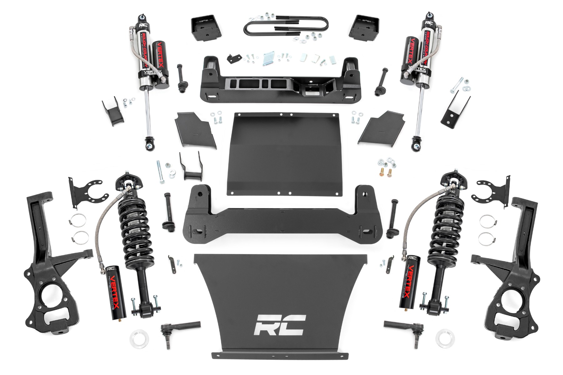Rough Country 6 Inch Lift Kit Mono Leaf Rear Vertex GMC Sierra 1500 2WD/4WD (25-26)