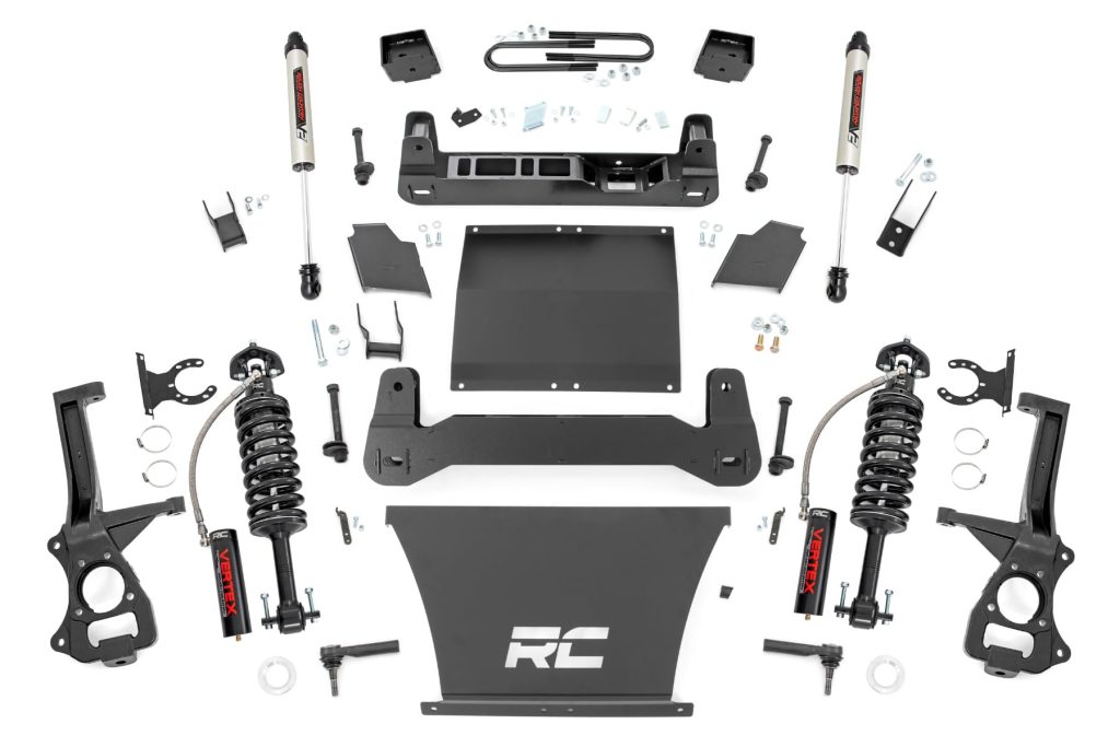 Rough Country 6 Inch Lift Kit Mono Leaf Rear Vertex/V2 GMC Sierra 1500 2WD/4WD (19-24)