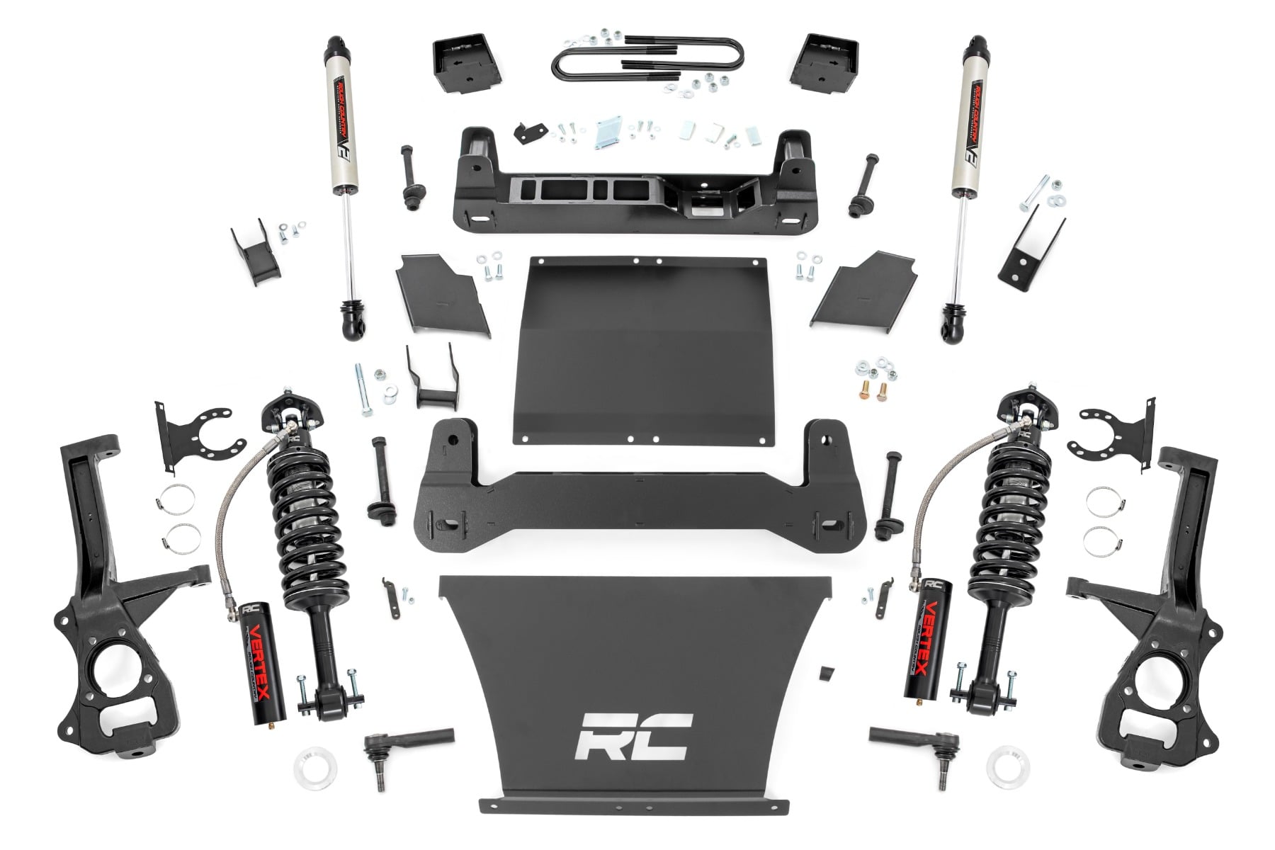 Rough Country 6 Inch Lift Kit Mono Leaf Rear Vertex/V2 GMC Sierra 1500 2WD/4WD (19-24)