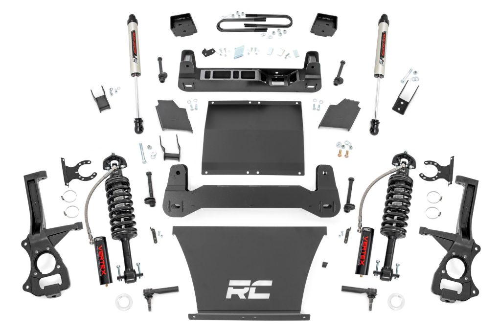 Rough Country 6 Inch Lift Kit Mono Leaf Rear Vertex/V2 GMC Sierra 1500 2WD/4WD (25-26)