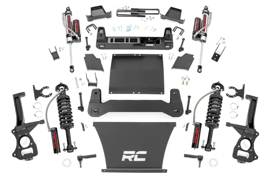 Rough Country 4 Inch Lift Kit AT4/Trailboss Vertex Chevy/GMC Sierra 1500 (19-24)/Silverado 1500 (19-24)