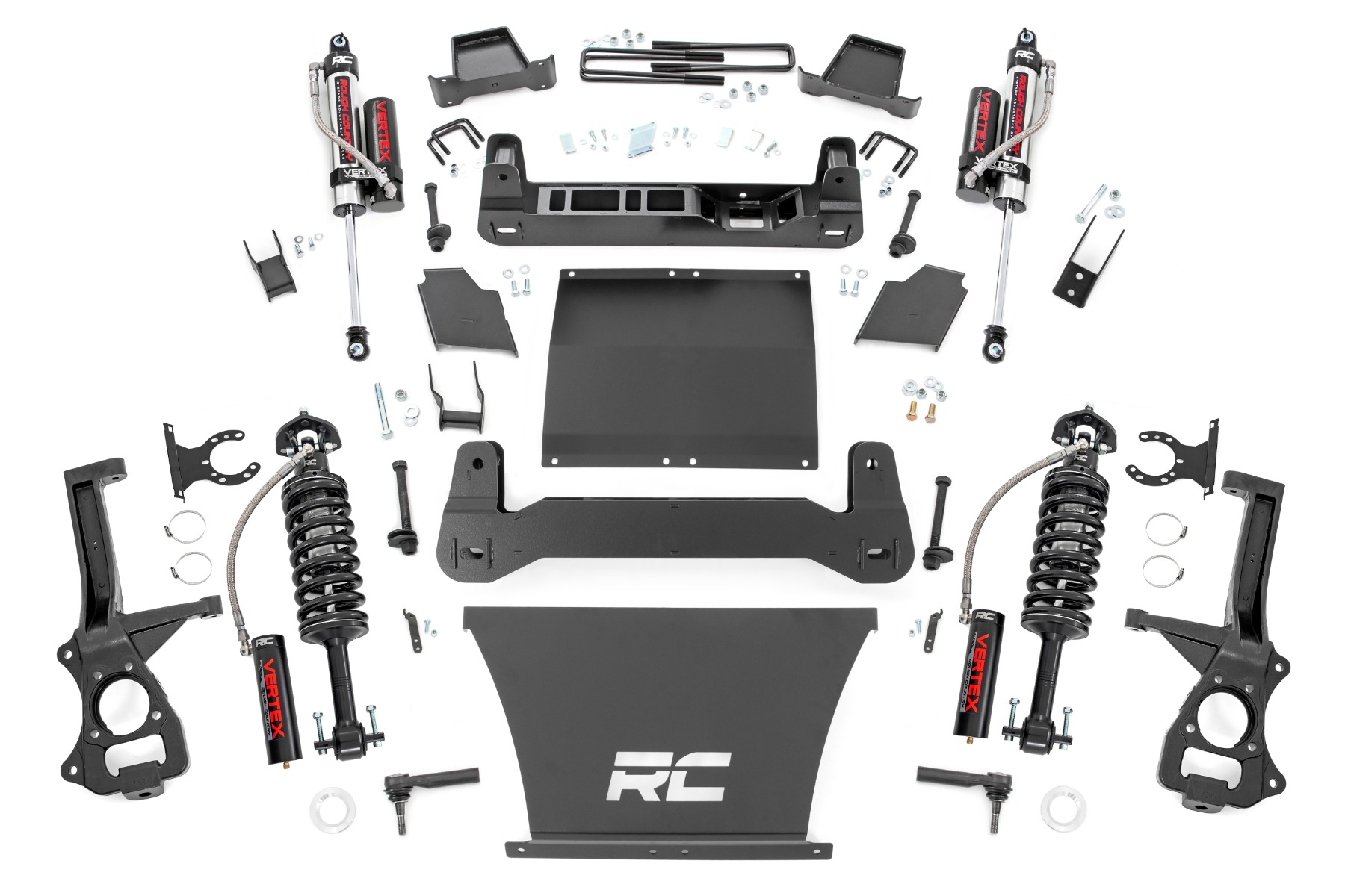 Rough Country 4 Inch Lift Kit AT4/Trailboss Vertex Chevy/GMC Sierra 1500 (19-24)/Silverado 1500 (19-24)
