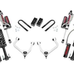 Rough Country 3.5 Inch Lift Kit Vertex Rear Mono Leaf Chevy Silverado 1500 (22-24)