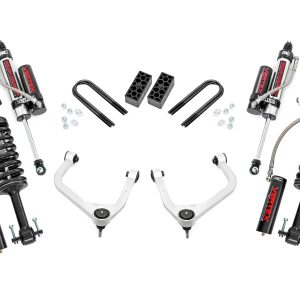 Rough Country 3.5 Inch Lift Kit Vertex Rear Mono Leaf Chevy Silverado 1500 (25-26)