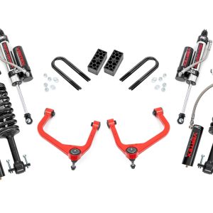 Rough Country 3.5 Inch Lift Kit Vertex Rear Mono Leaf Chevy Silverado 1500 (25-26)