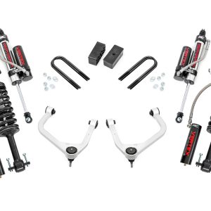 Rough Country 3.5 Inch Lift Kit Mono Leaf Rear Vertex GMC Sierra 1500 2WD/4WD (25-26)
