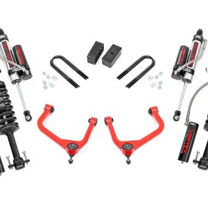 Rough Country 3.5 Inch Lift Kit Mono Leaf Rear Vertex GMC Sierra 1500 2WD/4WD (19-24)