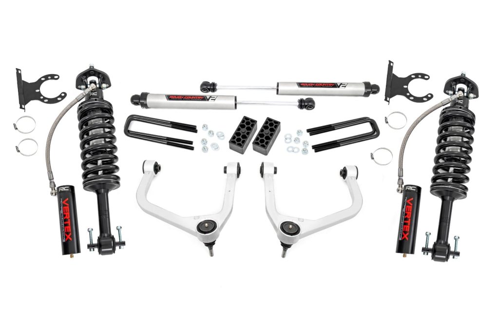 Rough Country 3.5 Inch Lift Kit Vertex/V2 GMC Sierra 1500 2WD/4WD (2019-2024)