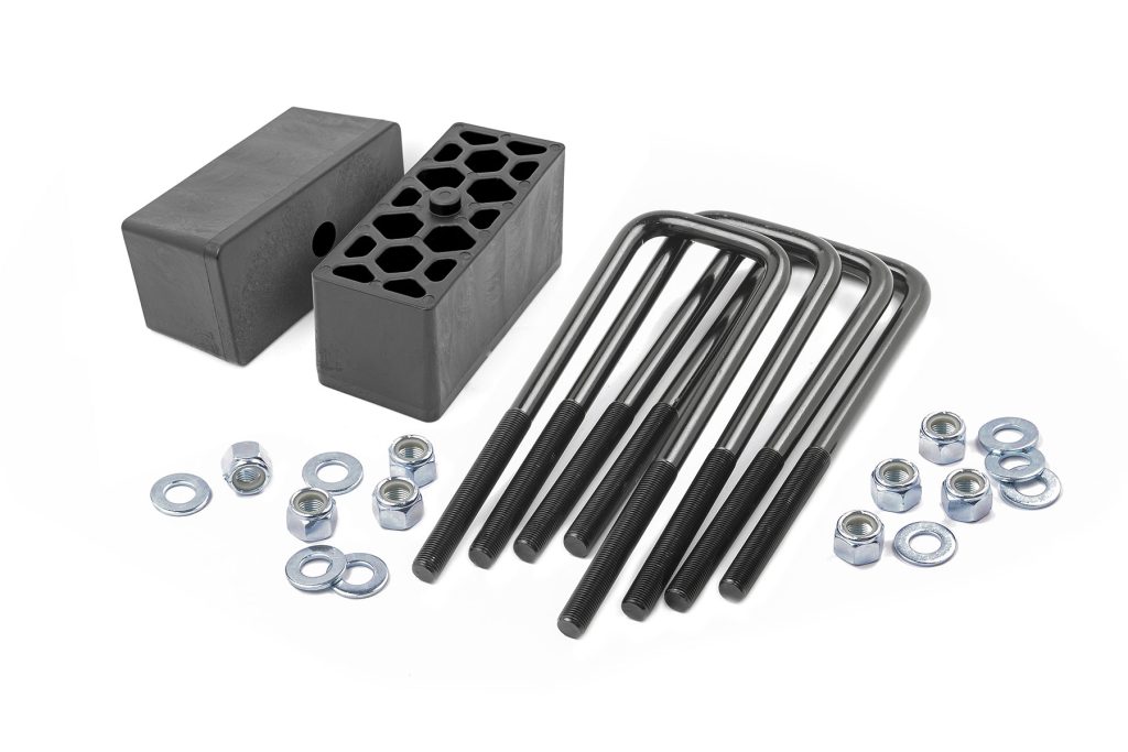 Rough Country 2.5 Inch Block & U-Bolt Kit Chevy/GMC 1500 (99-25)