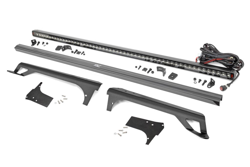 Rough Country LED Light Kit Windshield Mount 50″ Spectrum Single Row Jeep Wrangler TJ (97-06)