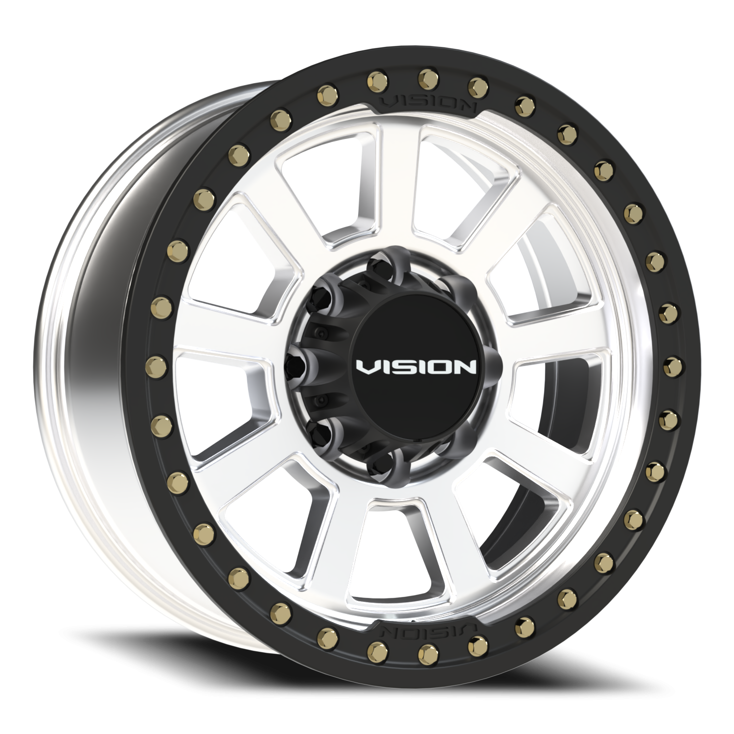 Vision 350BL 20x9 8x165.1 -14 Silver