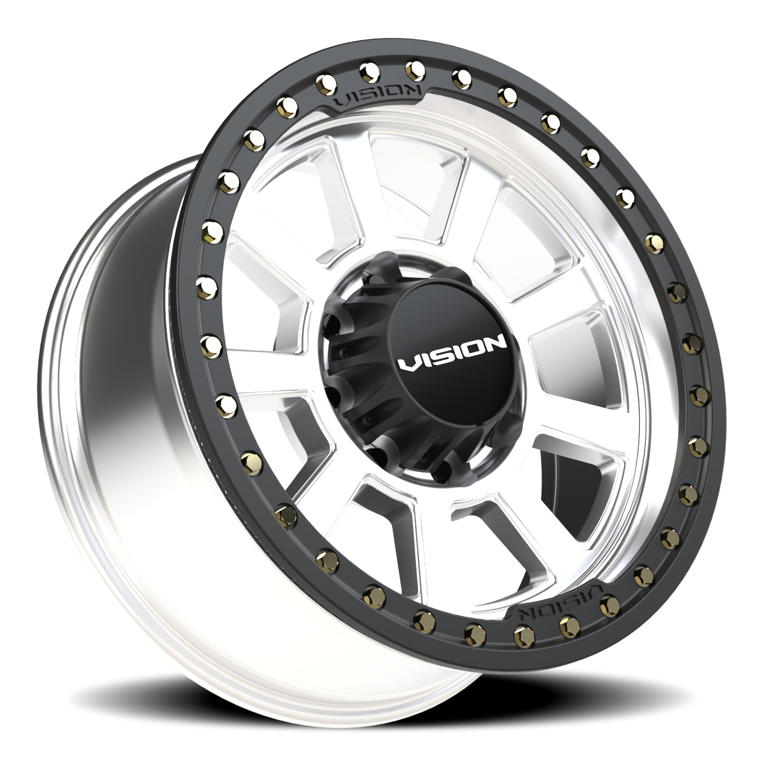 Vision 350BL 20x9 8x165.1 -14 Silver - Image 2