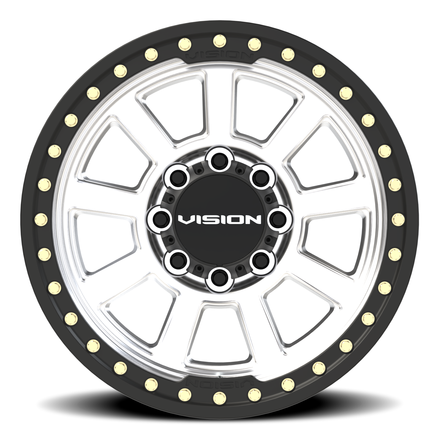 Vision 350BL 20x9 8x165.1 -14 Silver - Image 3
