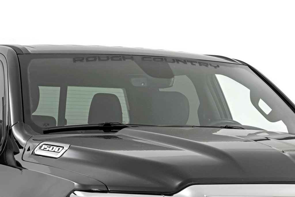 Rough Country Decal 3.6 Inch x 35 Inch Gloss Black