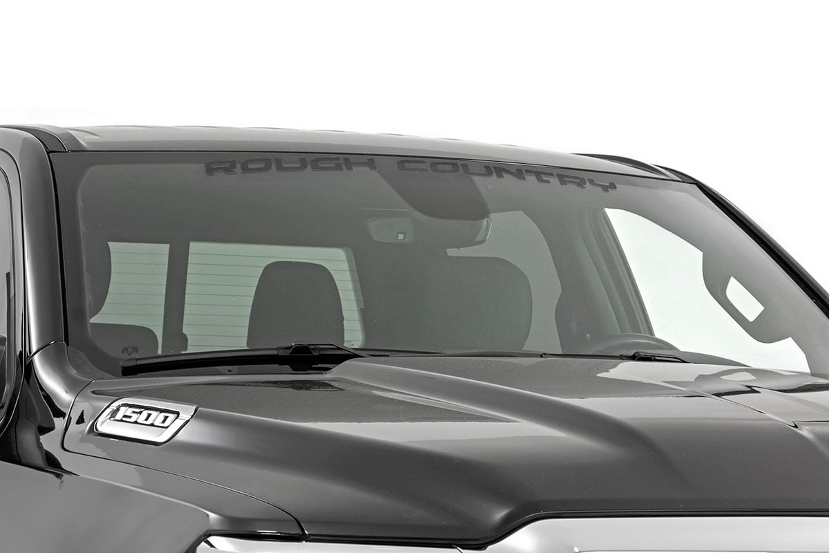 Rough Country Decal 3.6 Inch x 35 Inch Gloss Black