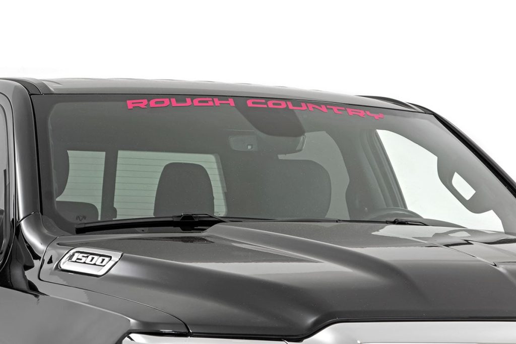 Rough Country Decal 3.6 Inch x 35 Inch Pink