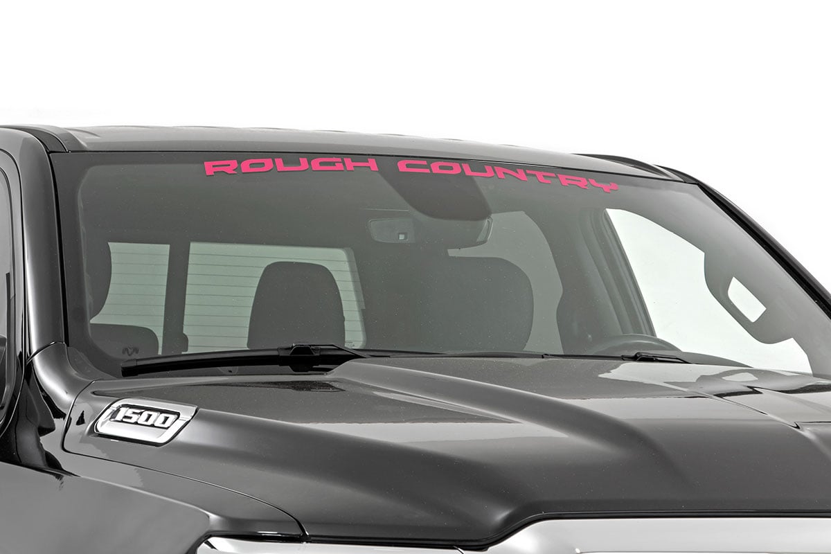 Rough Country Decal 3.6 Inch x 35 Inch Pink