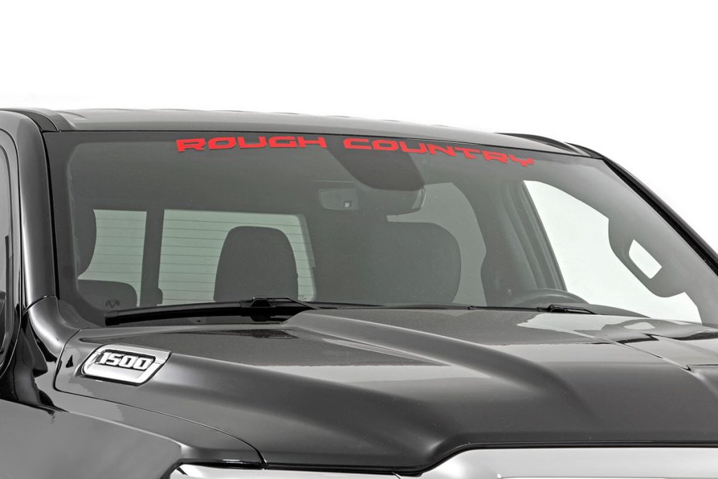 Rough Country Decal 3.6 Inch x 35 Inch Red