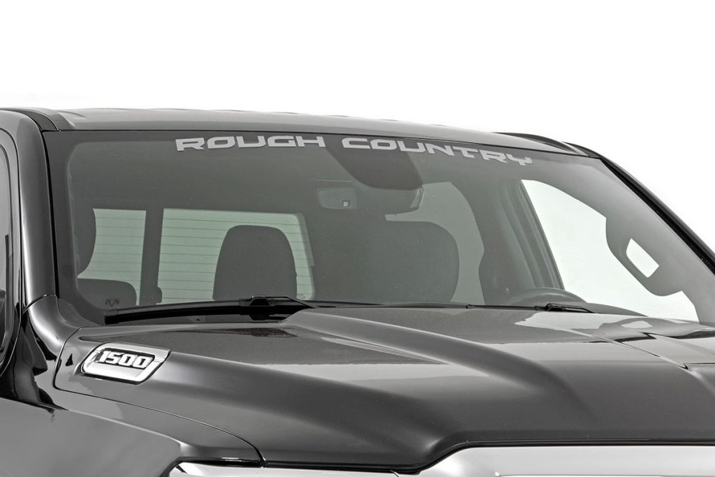 Rough Country Decal 3.6 Inch x 35 Inch Silver