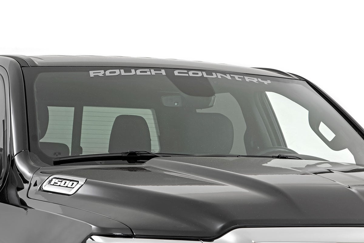Rough Country Decal 3.6 Inch x 35 Inch Silver