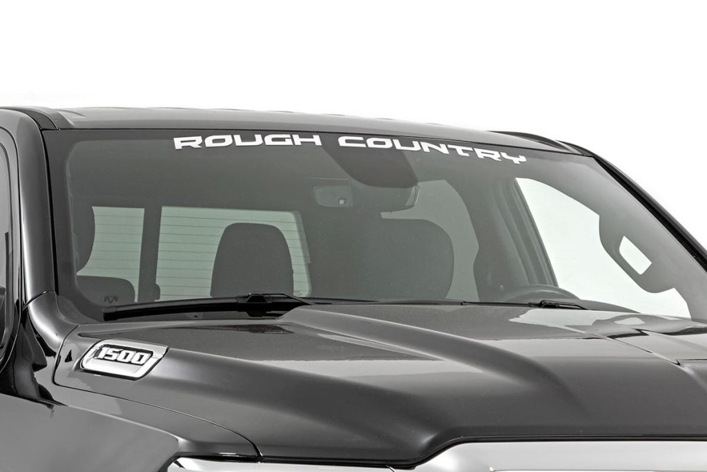 Rough Country Decal 3.6 Inch x 35 Inch White