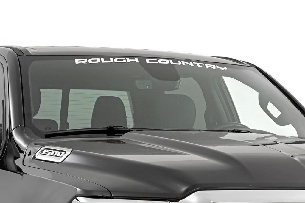 Rough Country Decal 2 Inch x 27 Inch White