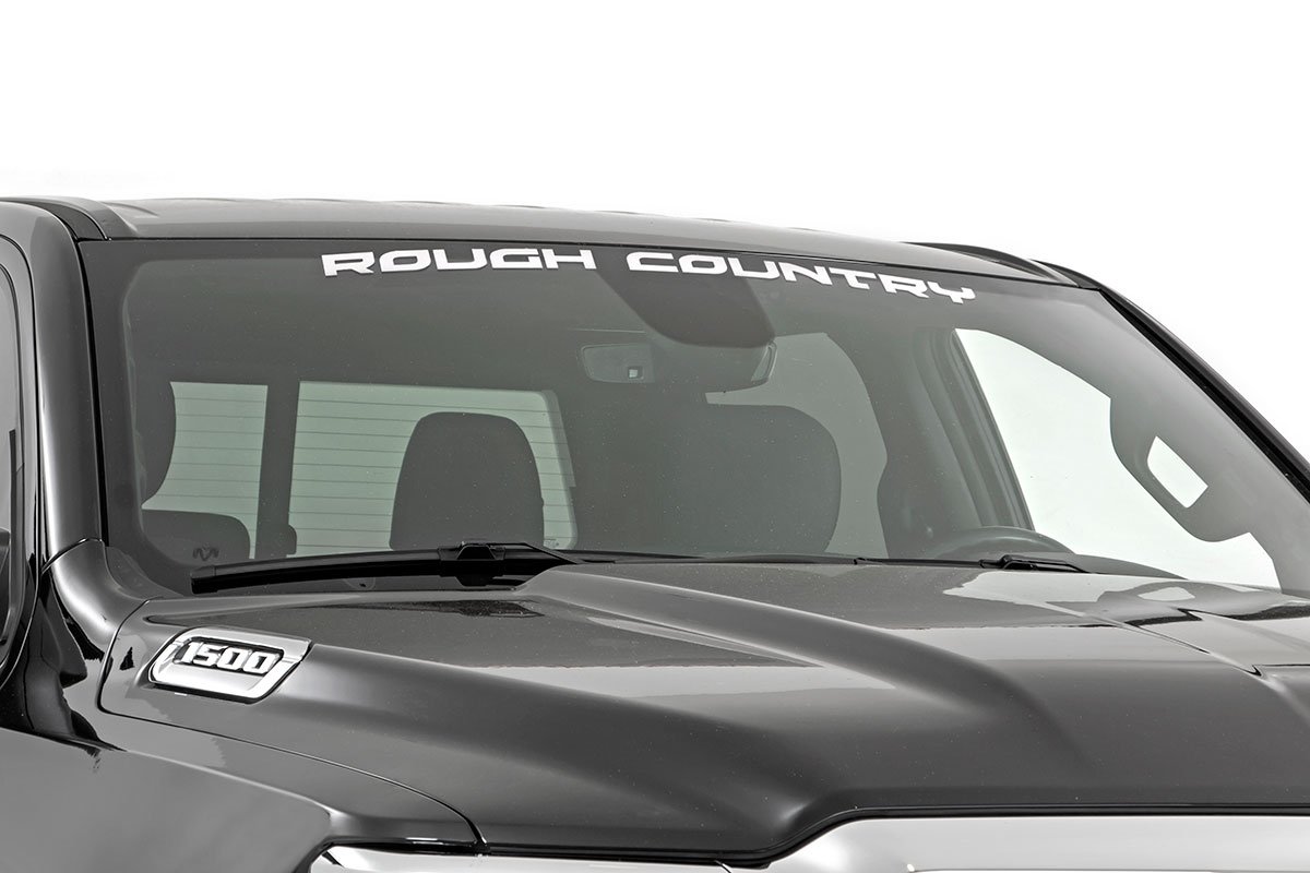 Rough Country Decal 2 Inch x 27 Inch White